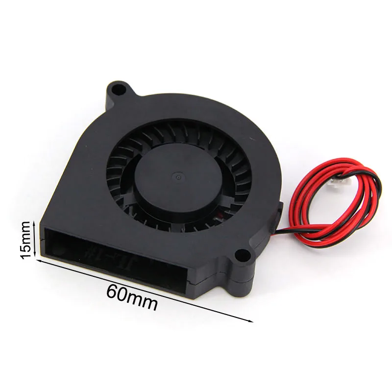 60mm 6015 Turbo Blower Cooler Fan DC 5V 12V 24V Brushless 2PIN 60x60x15mm 6cm For Computer PC CPU Case 3D printer Cooling