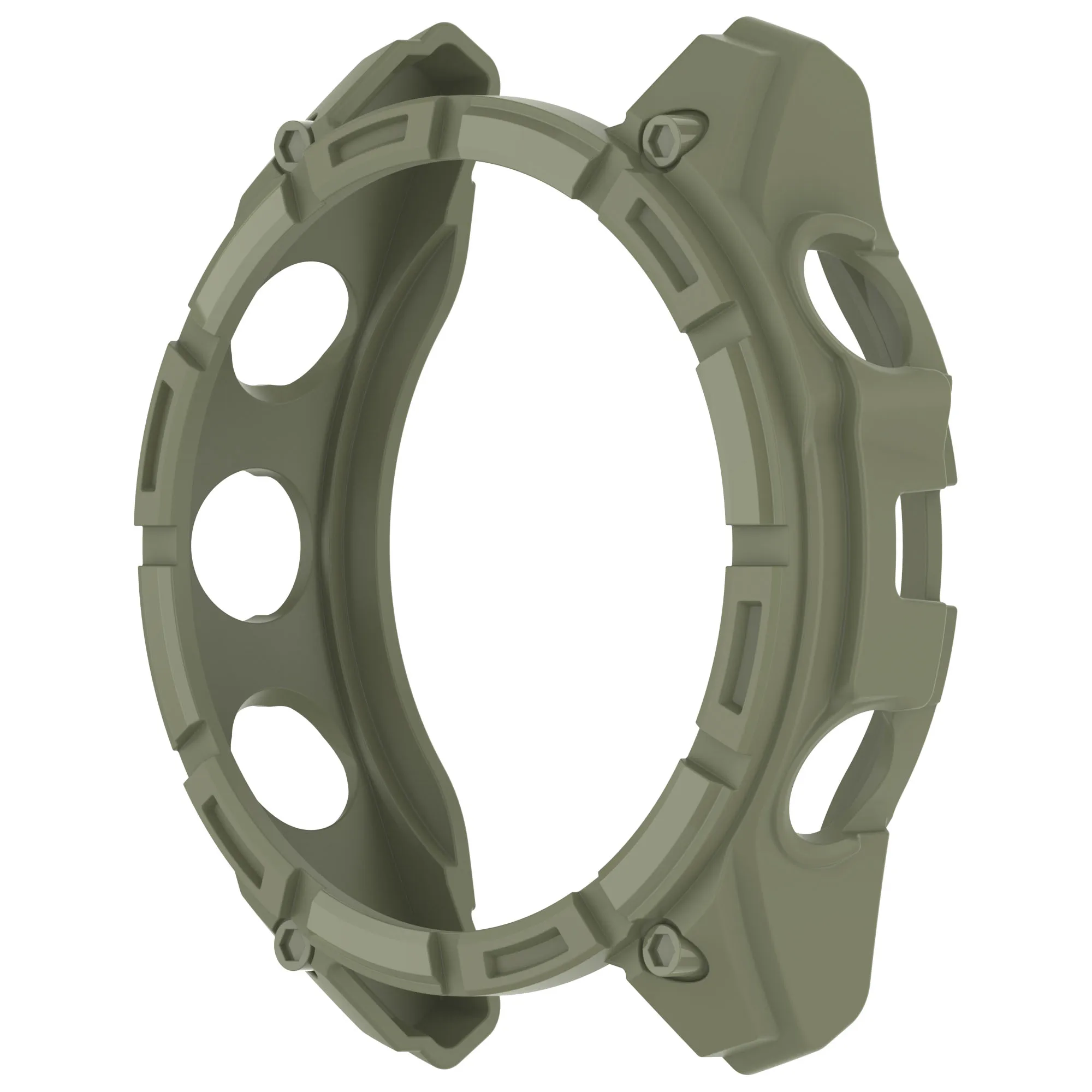 Colorful TPU Watch Cover Decoration for Garmin Fenix 8 - Hollow Design