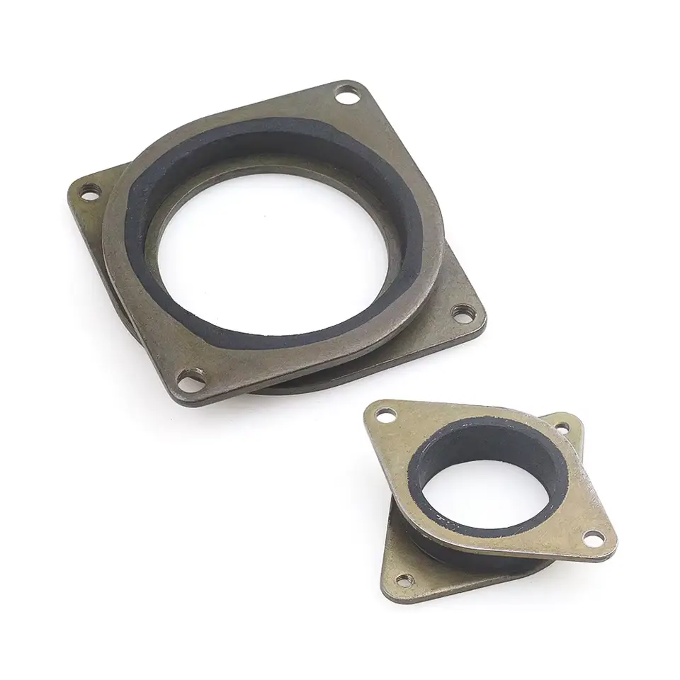 2Pcs Bronze Rubber Metal Vibration Damper for Nema 17 23 Stepper Motor 42 57 Shock Absorber Noise Reduction CNC 3D Printer image 4