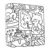 Cozy Friends Coloring Book - Deluxe Edition Paint-By-Number Kits, Stress Relief & Relaxation, Ideal for Holidays & Birthdays 6