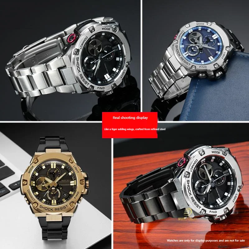 Premium Stainless Steel Watchband - Sleek Metal Strap Bracelet