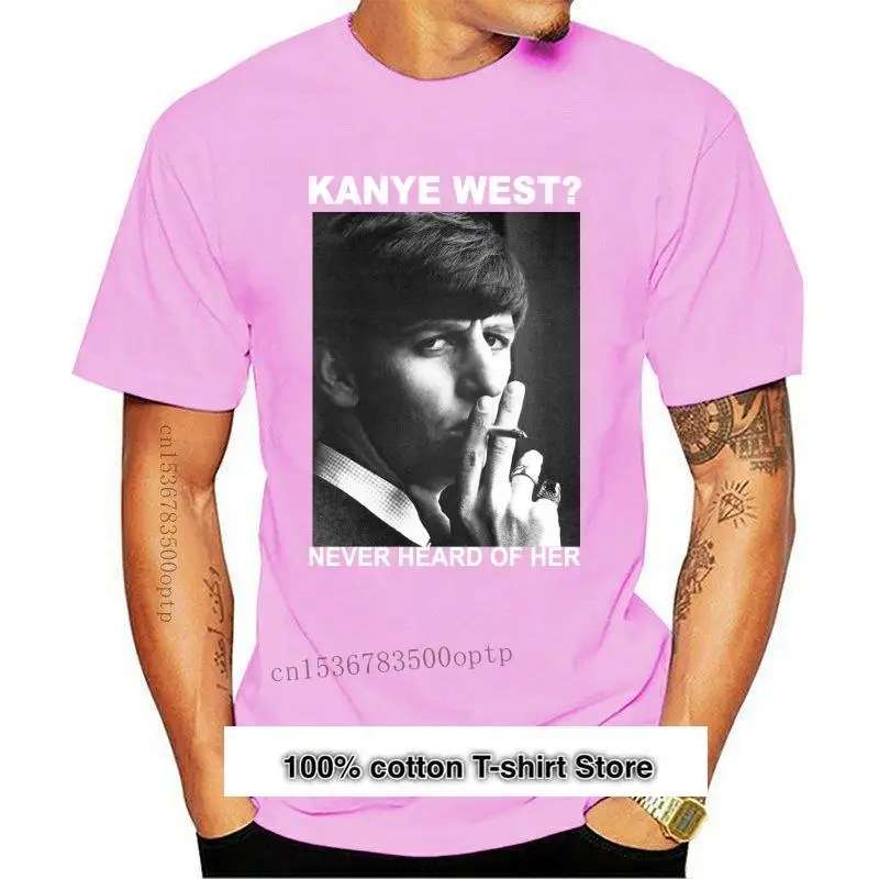 Camiseta De Manga Corta Para Hombre, Ropa De Marca, Ringo, Starr, Kanye West, Mai Sentito Parlare Di Lei