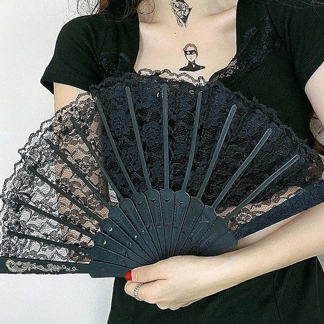 Ventaglio Pieghevole In Bambù Stile Vintage Cinese - Elegante E Pratico Per L'Estate - Foto 10