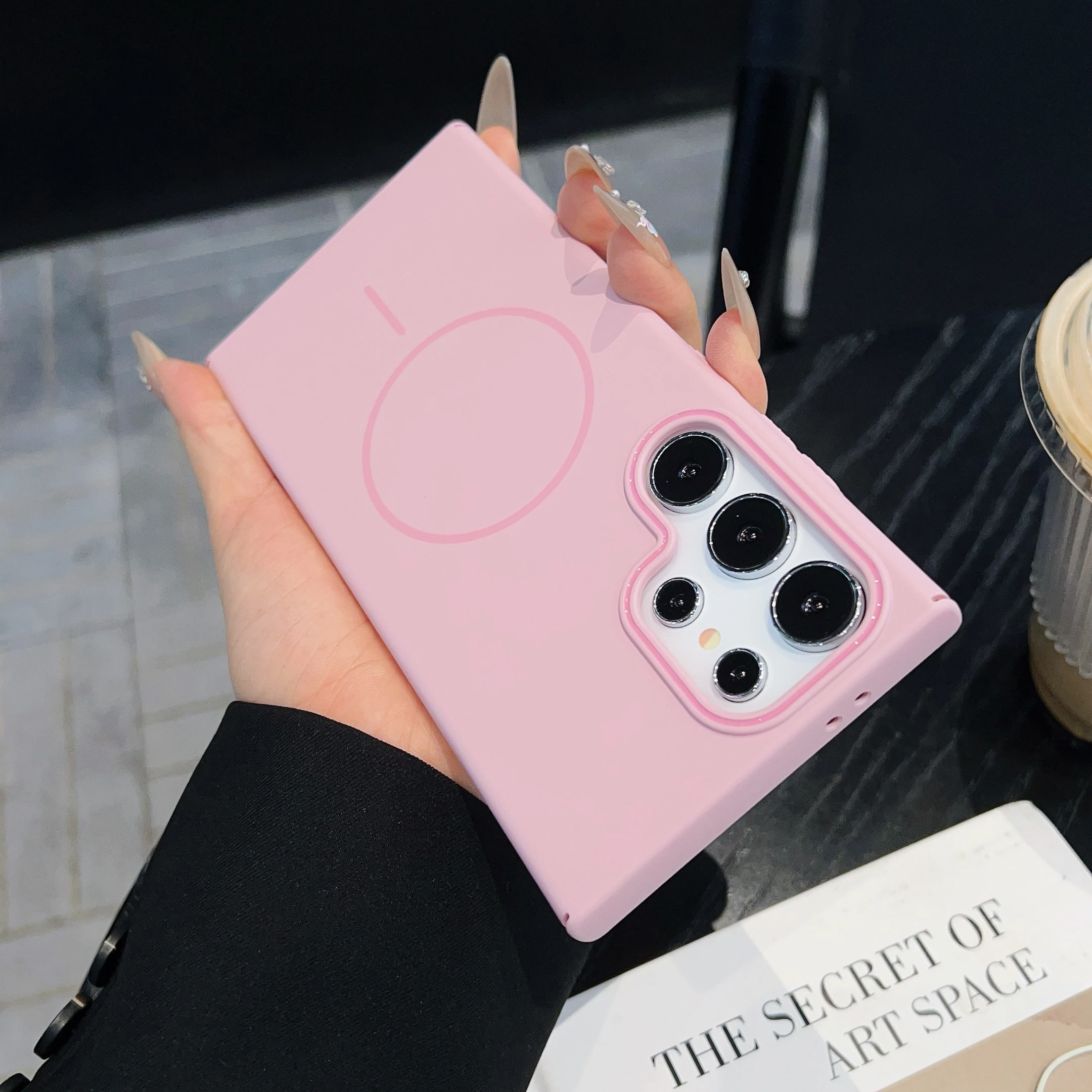 Sleek Magnetic Matte Shockproof Hard Case - Slim Design & Enhanced Protection