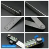 Shahe Electronic Goniometer Digital Protractor Angle Finder Stainless Steel Ruler Angle Gauge Measuring Tool 5