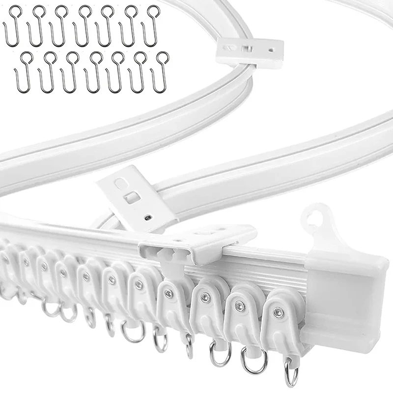 Heavy Duty Flexible Curtain Track Rail System