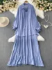 Robe chemise pour femmes musulmanes, ensemble deux pièces, costumes modestes solides, Ensemble musulman du Ramadan, Maroc, dubaï, Abayas, tenues islamiques Jalabiya