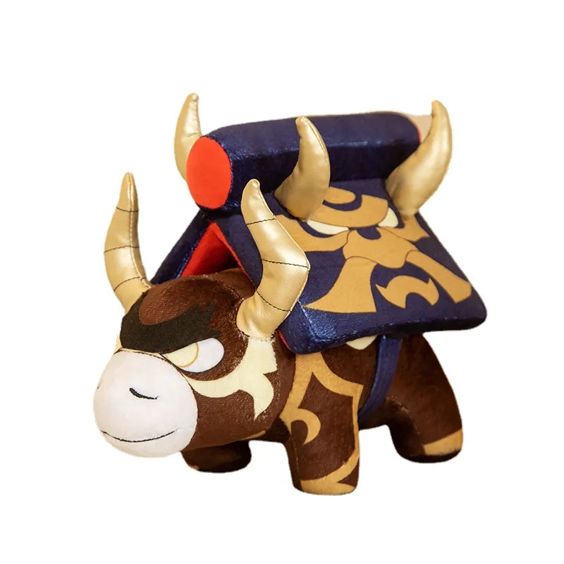 

30cm Genshin Impact Ushi Doll Cute Arataki Itto's Cow Plush Toy Throw Pillow Cattle Plushies Cosplay Props Birthday Gifts