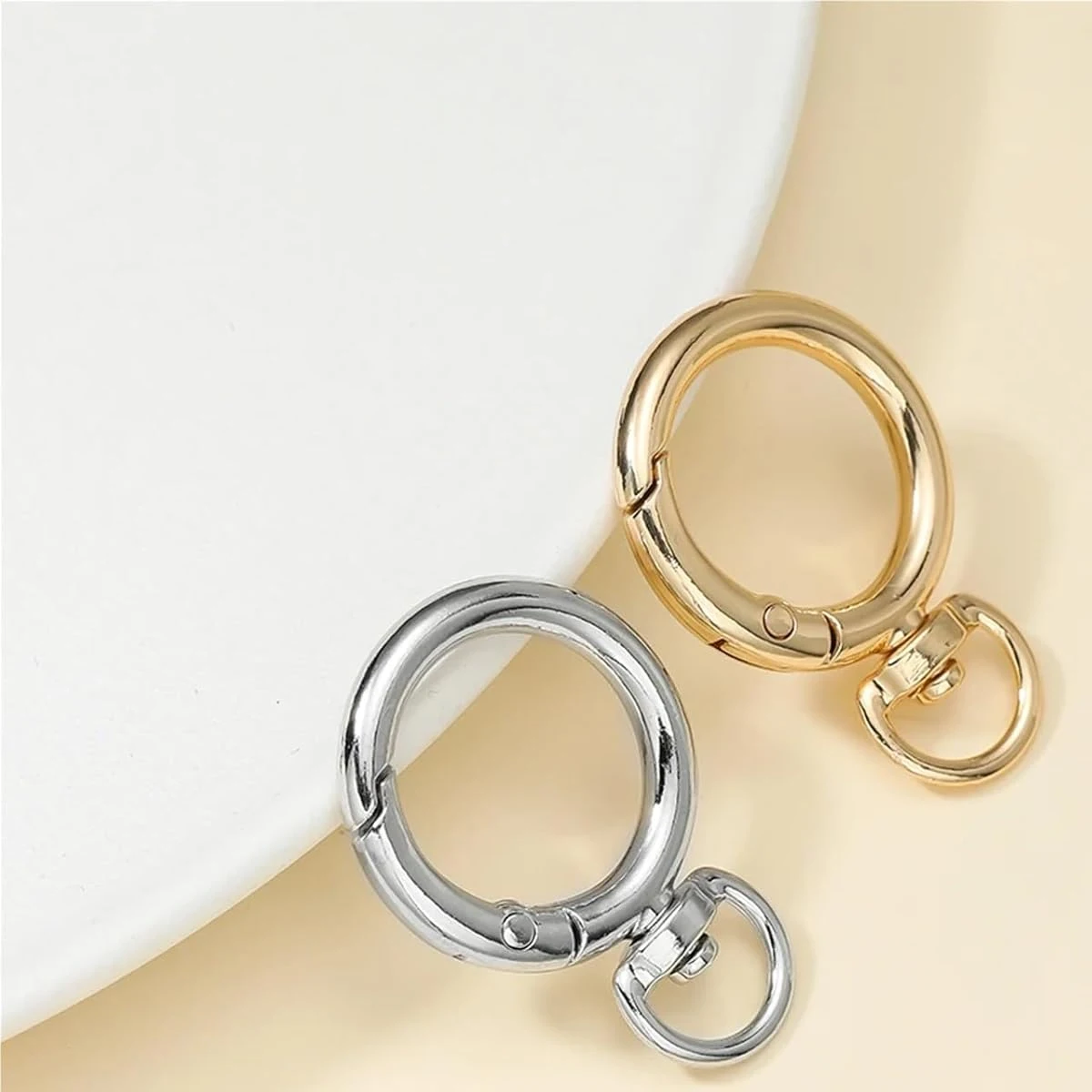 Versatile Metal Alloy O-Ring Key Hooks