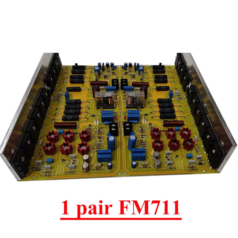 

500w*2 Reference FM711 Power Amplifier High Power 20pcs Transistor TT 2SC5200 Beautiful Sound HIFI Audio Amplifier