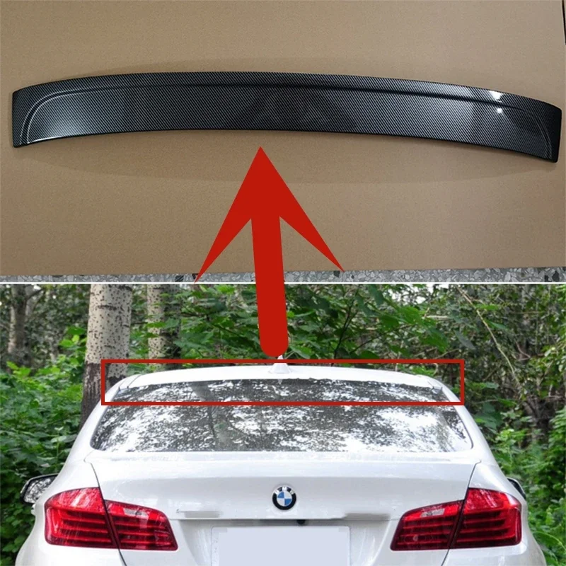 Per Bmw Serie 5 F10 2011-2017 Anno Spoiler Roof Sport Abs Plastica Posteriore Tronco Ala Body Kit Accessori