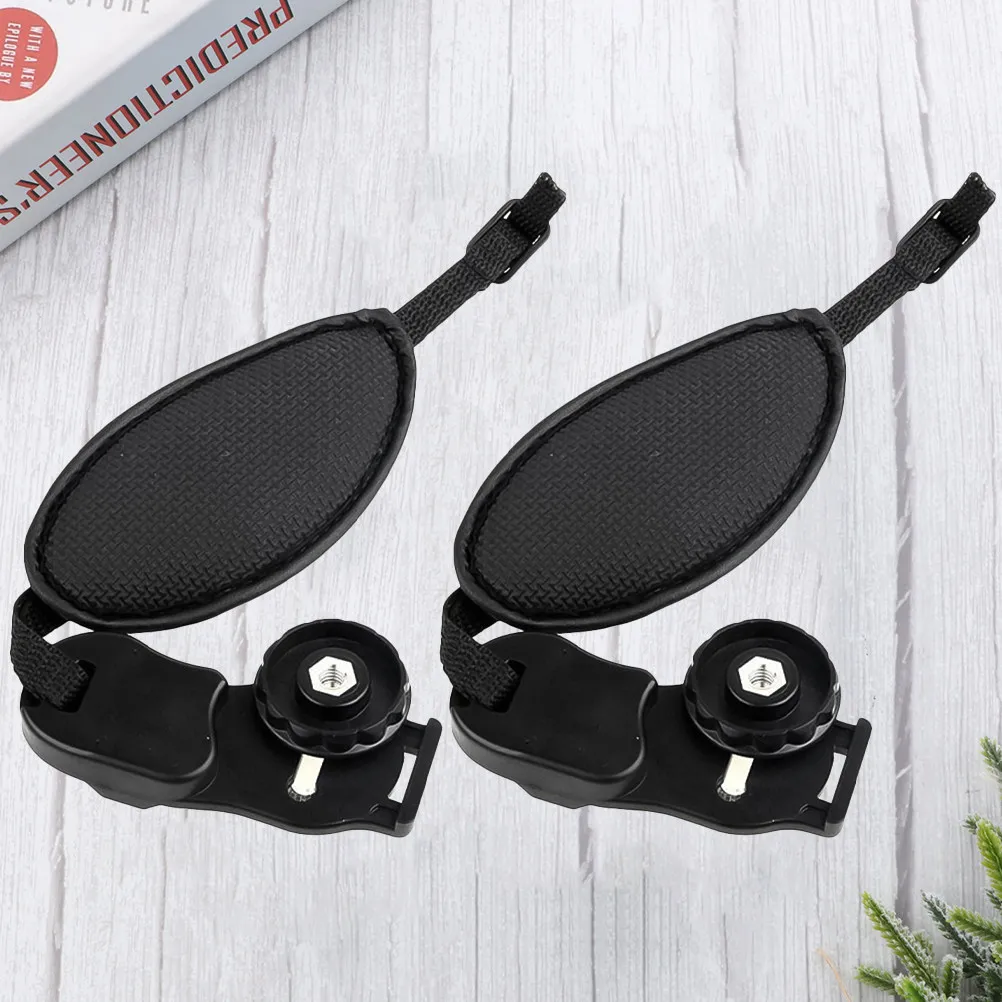 2Pcs 카메라 손목 스트랩 안전한 핸드 스트랩 타원형 모양의 프리미엄 ABS 소재 DSLR 미러리스 카메라용 보호 기능