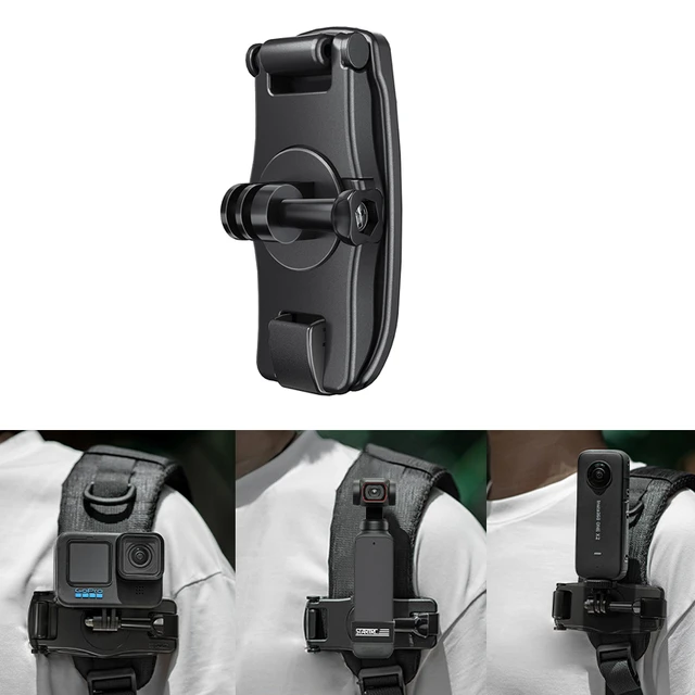 Backpack clip for DJI OSMO Pocket 2 Camera Accessories Expansion Chest clip  Bracket with Adapter Frame Case Mount Holder - AliExpress