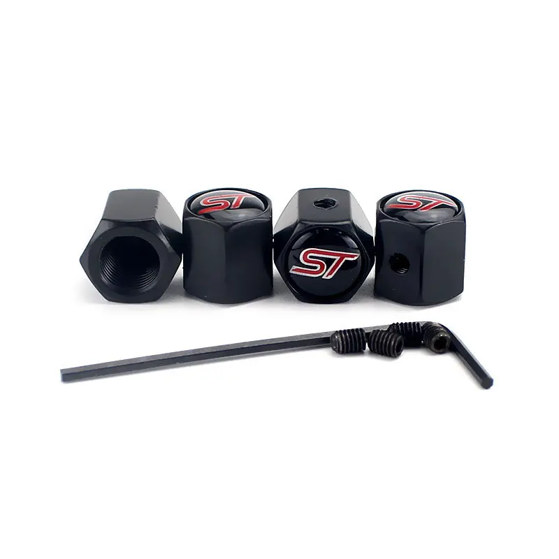 4PCS/Set Zinc Alloy Anti theft Tire Valve Dust Caps Dustproof Tire Cap Valve Stem Caps For Cars