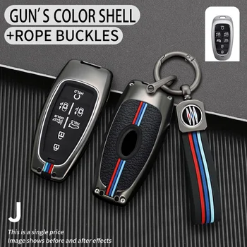 In Lega di zinco 3 4 6 5 7 Bottoni Chiave A Distanza Della Copertura Della cassa Fob per il 2020-2021 Hyundai Sonata Nexo DN8 Santa Fe TM Tucson NX4 Staria Ioniq