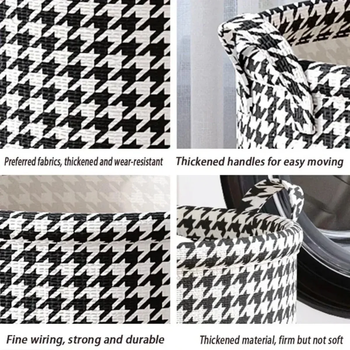 Description Picture 5 of itemFoldable Round Dirty Clothes Laundry Basket Children Toys Household Storage Bag Dormitory Waterproof Large Capacity Organizers