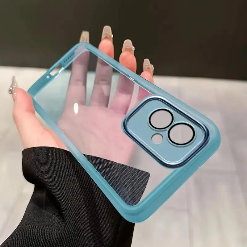 Translucent Matte Phone Case with Camera Protection