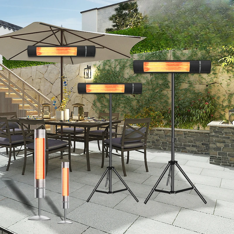 

Graphene Warm Patio Heaters Winter Stove Camping Electric Portable Patio Heaters Camping Room Calentador Garden Supplies MR50PH