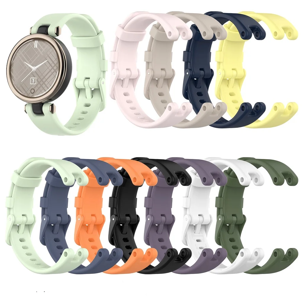 Premium Soft Silicone Sport Watch Strap Replacement with Installation Tool