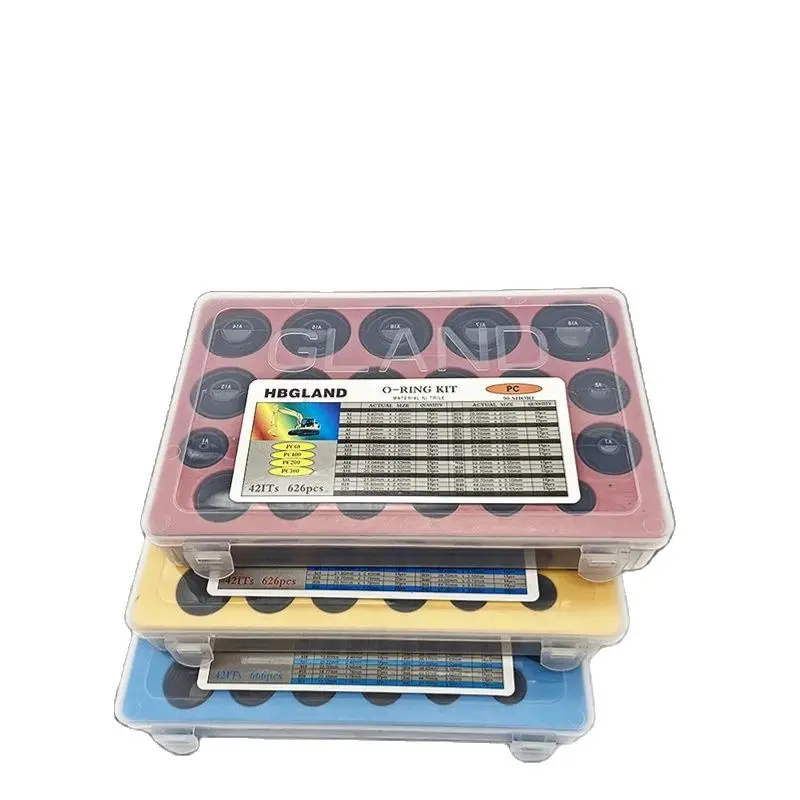 

Rubber Ring O-ring Repair Box Set Wear-resistant Waterproof High-temperature High-pressure Sealing Complete Excavator O-ring