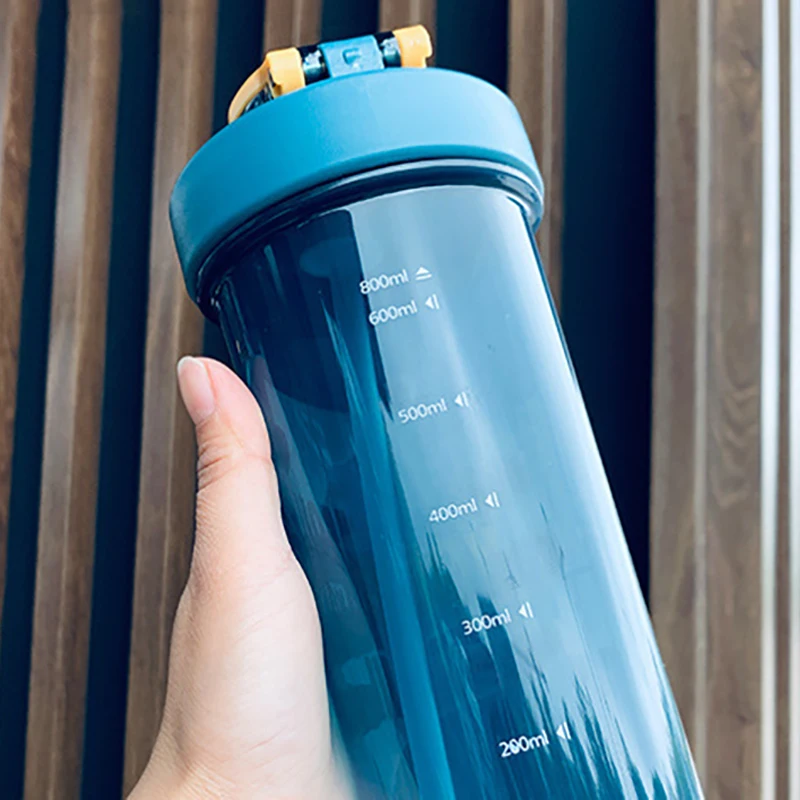 M Fitness Sealing 800ml Anti Choking Hot New Mixing Cup Body-building Exercise Drinkware Portable Large With Straw