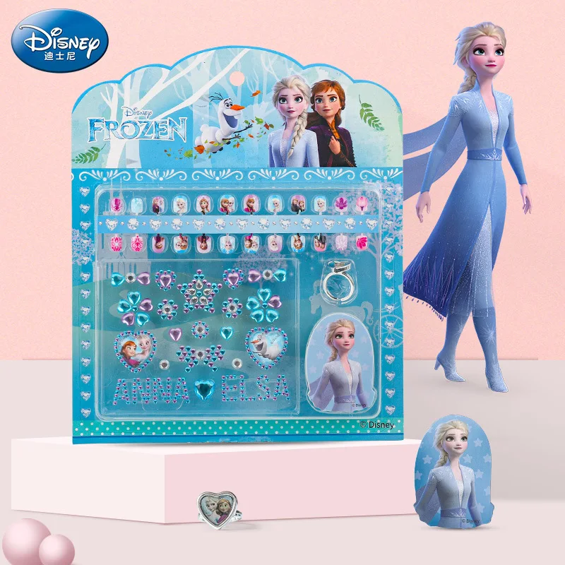 Disney Girls Set Frozen Princess Nail Polish Sticker Nail Art Little Girl Sticker Set