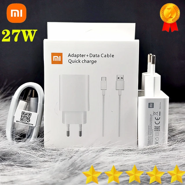 CARGADOR DE PARED XIAOMI MI A2 CARGA RAPIDA 27W XIAOMI