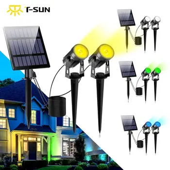 3000K/6000K Solar LED Light Outdoor Solar Spotlight Solar Garden Light Outdoor IP65 Waterproof Solar Power Light Wall Light 2024 2