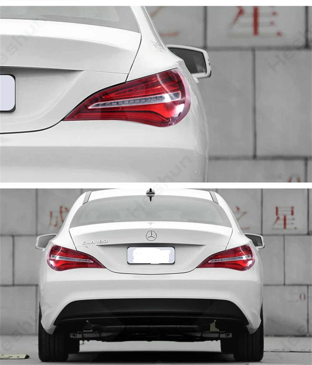 ベンツ w117 テール灯 2014-2019 cla180 cla200 cla300led akd 様式 drl ブレーキ逆自動 車の Led ヘッドライトアセンブリ互換性メルセデス · ベンツ CLA180
