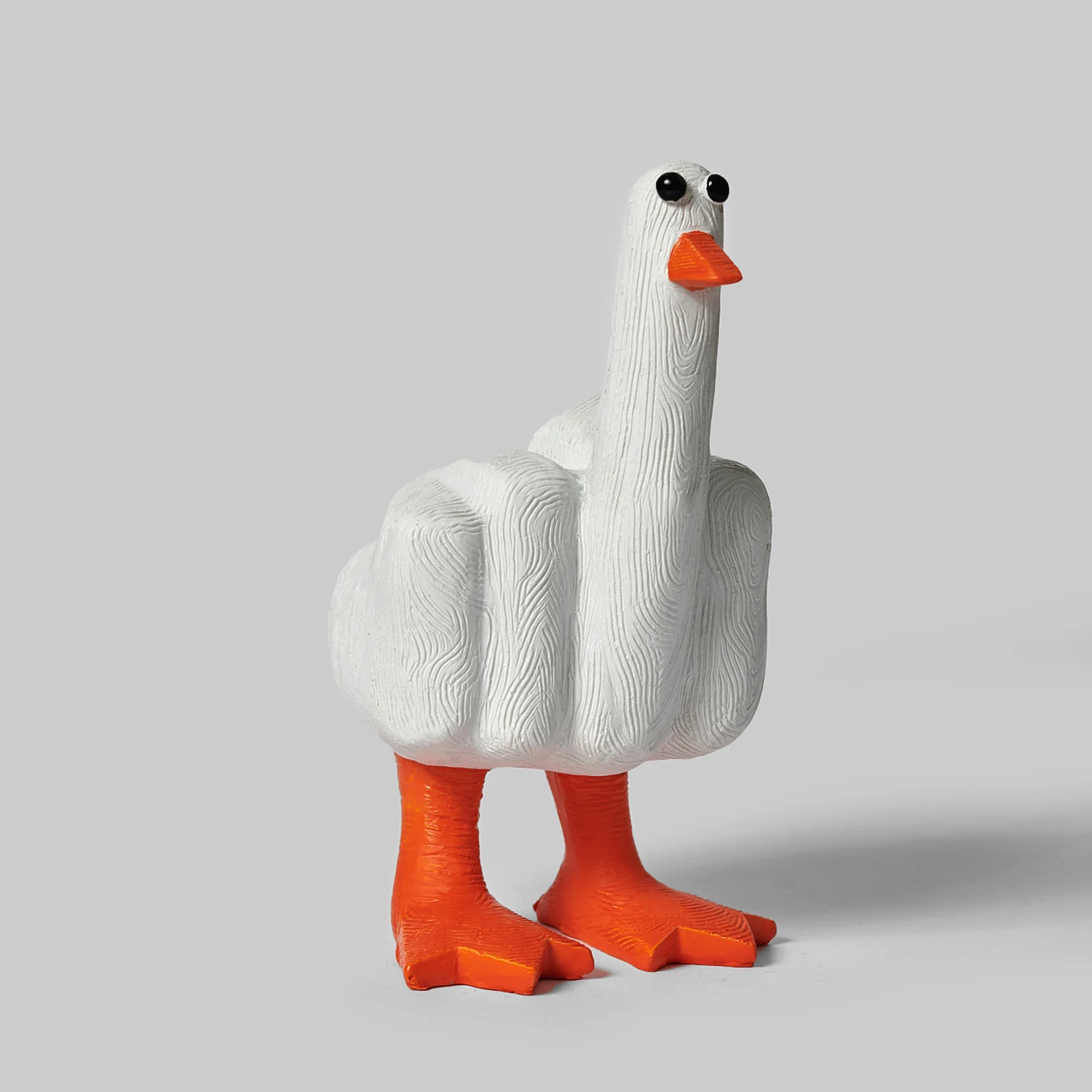 Duck You" Middle Finger Duck-Hilarious Resin Desk Decor For Office/Shelf-Funny Gift For Coworkers & Friends Sarcastic Humor
