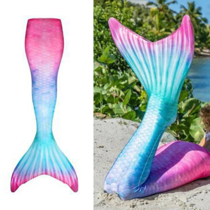 

Kids Girls Swimming Mermaid tail Mermaid Costume Cosplay Children Adult Birthday Gift Fantasy Swimsuit can add Monofin Fin