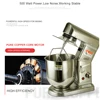 AST-B10S Electric Stand Mixer for Kitchen Planetary Food Mixer with Cover Dough Hook Flat Beater Wire Whip 5/7/10 Liters S.steel 6