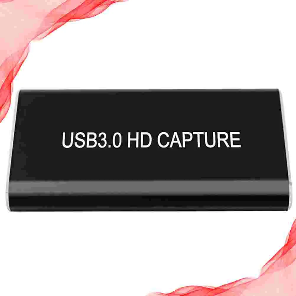 1Pc USB 30 Full Capture to USB Adapter Converter Audio Game Capture Video Recording Box (Black) capture card