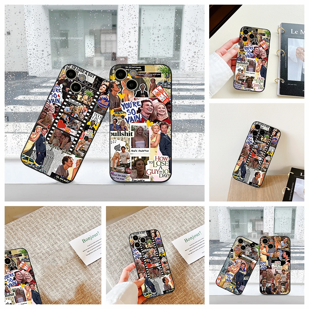 Per Iphone 15 2003 Tv Come Perdere Un Ragazzo In 10 Giorni Custodia Per Telefono Per Iphone 12 13 14 Pro Xr Xs Max 14 Plus Se Cover Nera Per Iphone