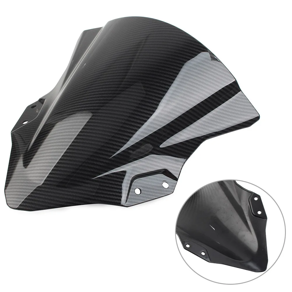 

Ветрозащитный экран из углеродного волокна для мотоциклов Kawasaki Ninja 250 400 2018 2019 2020 2021 2022