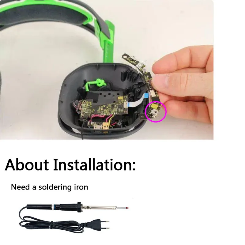 Astro A50 Gaming Headsets Volume Controller repair part