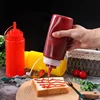 1/3pcs PE Condiment Squeeze Bottles for Ketchup Mustard Mayo Hot Sauces Olive Oil Bottles Kitchen Gadget 2