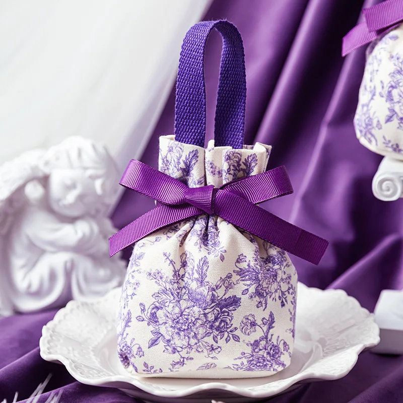 

10/30Pcs Portable Gift Bag Wedding Chocolate Candy Bag Birthday Party Gift Packaging Bag Party Event Supplies