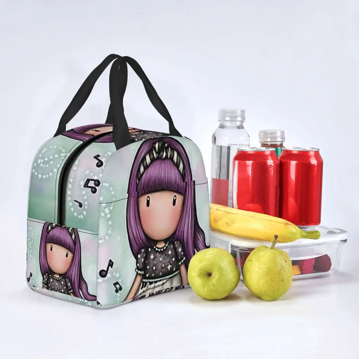 Cartoon Santoro Gorjuss Borsa Da Pranzo Isolata Per L'Ufficio Scolastico Anime Gorjuss Dolls Resuable Thermal Coolerhotsale Bento Box Women