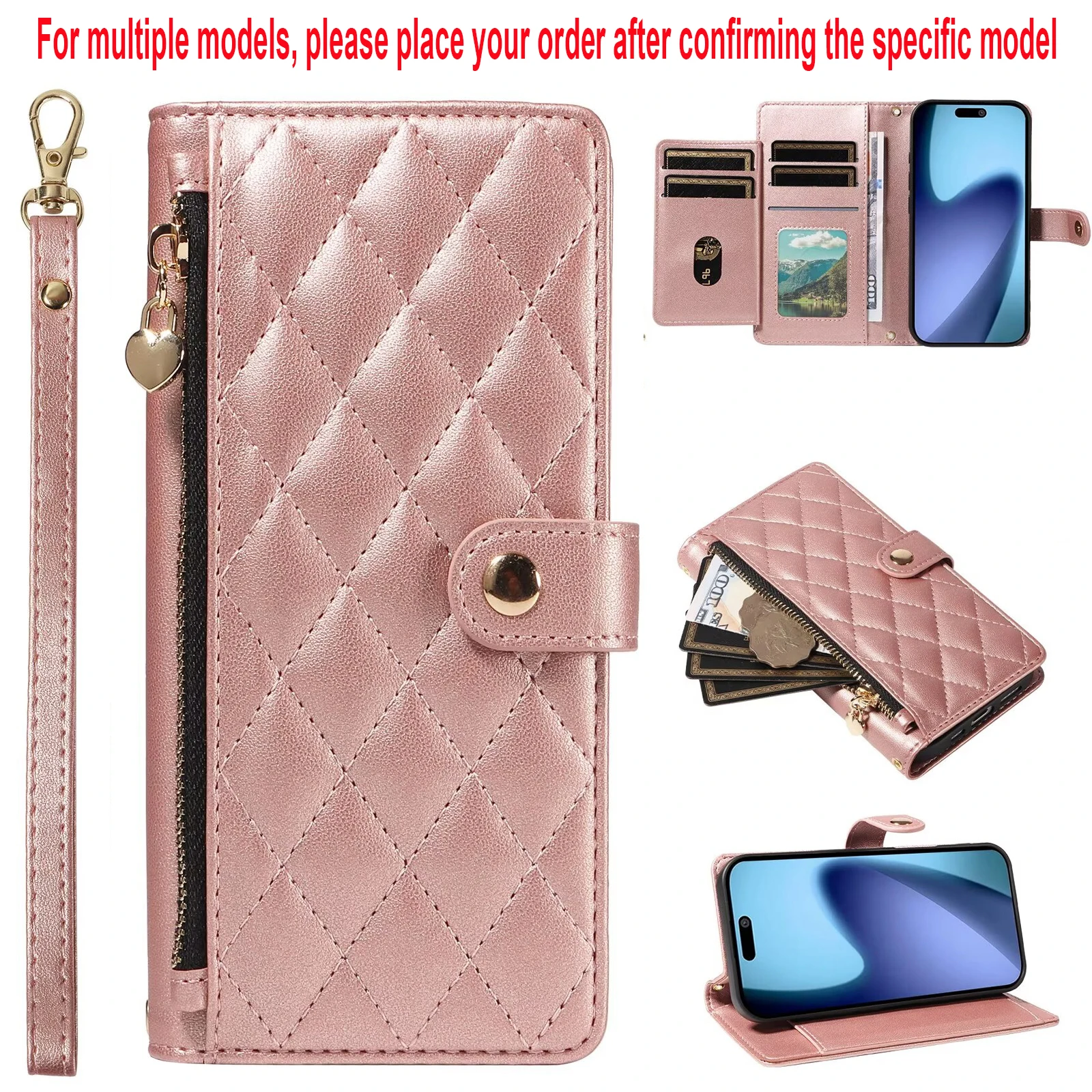 Multi-Card Slot Storage Wallet Case