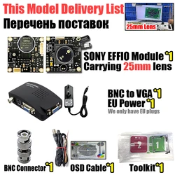 Enhanced LowLux HD CCTV Camera Test - Bed Kit with Sony Effio Module and 800TVL Resolution - NO.3 KIT See Picture