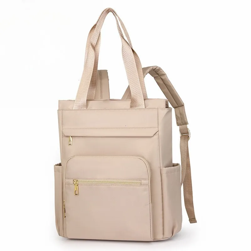 Zaino Casual da Donna, Borsa a Tracolla Impermeabile in Nylon, Zaino Grande Capacità per Scuola, Borsa da Viaggio alla Moda per Signore - immagine 6