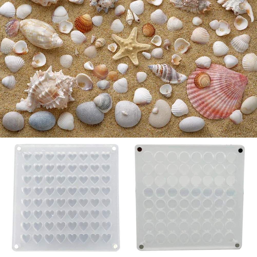 

64 Grids Acrylic Seashell Display Box Magnetic Seashell Display Case Organizer Box Rack Small Craft Organizers Compartment Box
