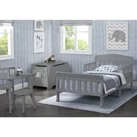 Toddler Bed, 25x56.25x24.5in, Easy assembly, (mattress, bedding and pillow not included) 2