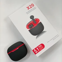  X20 Noise Cancelling Headset Hand Free Blooth Headphones Mini Blue Tooth Earbuds True Wireless Stereo TWS Earphones 