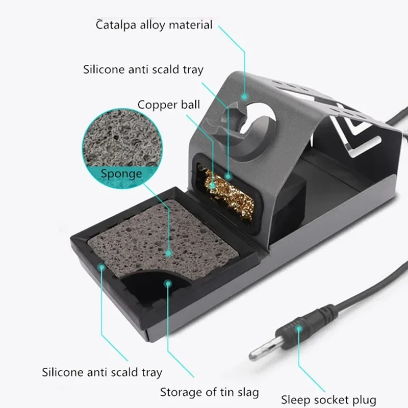 Soldering iron OSS T12-X PLUS Soldering Station Electronic Soldering Iron With T12 Tips For PCB Repair Phone Board Welding Repair Tools