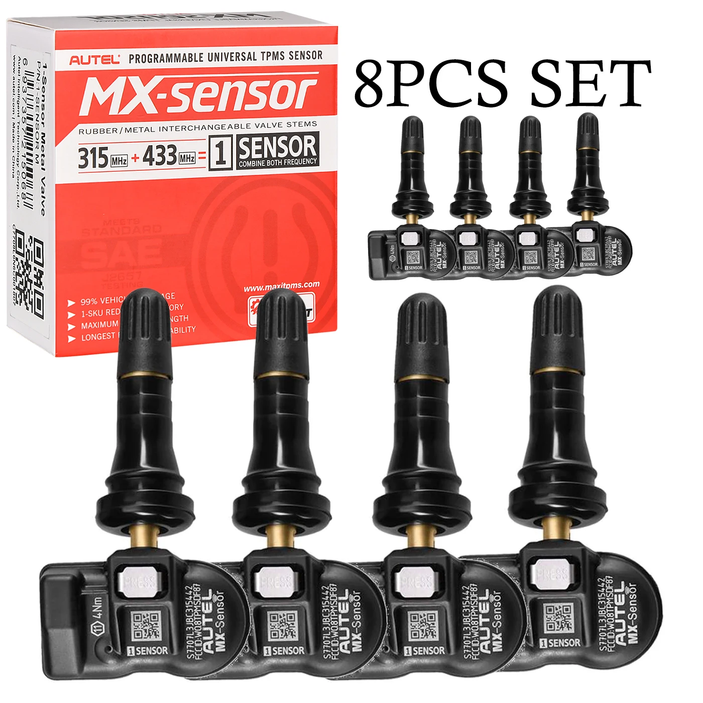 8pcs Rubber Valve