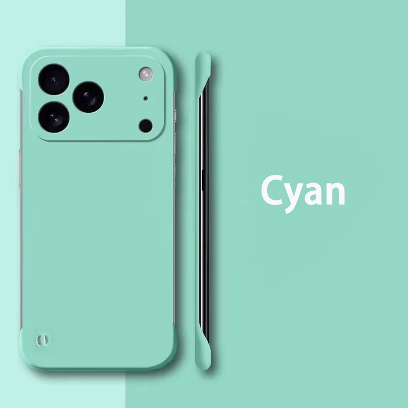 Borderless Ultra Slim Frosted Phone Case – Frameless Hard PC Design