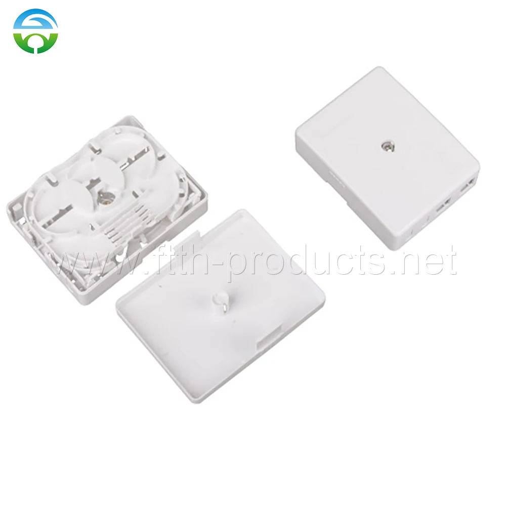 100Pcs 2 Core Ftth Presa A Muro Hy-20-T2D