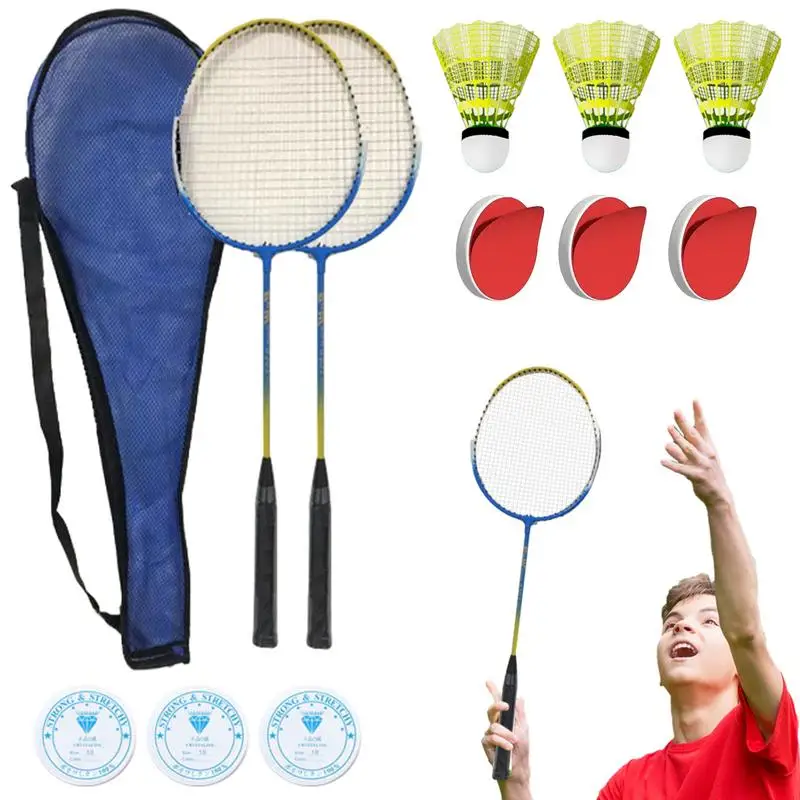 

Badminton Training Tool Rebound Badminton Trainer Set Rebound Trainer For Single-Player Rackets And Badminton Accessories With